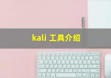 kali 工具介绍